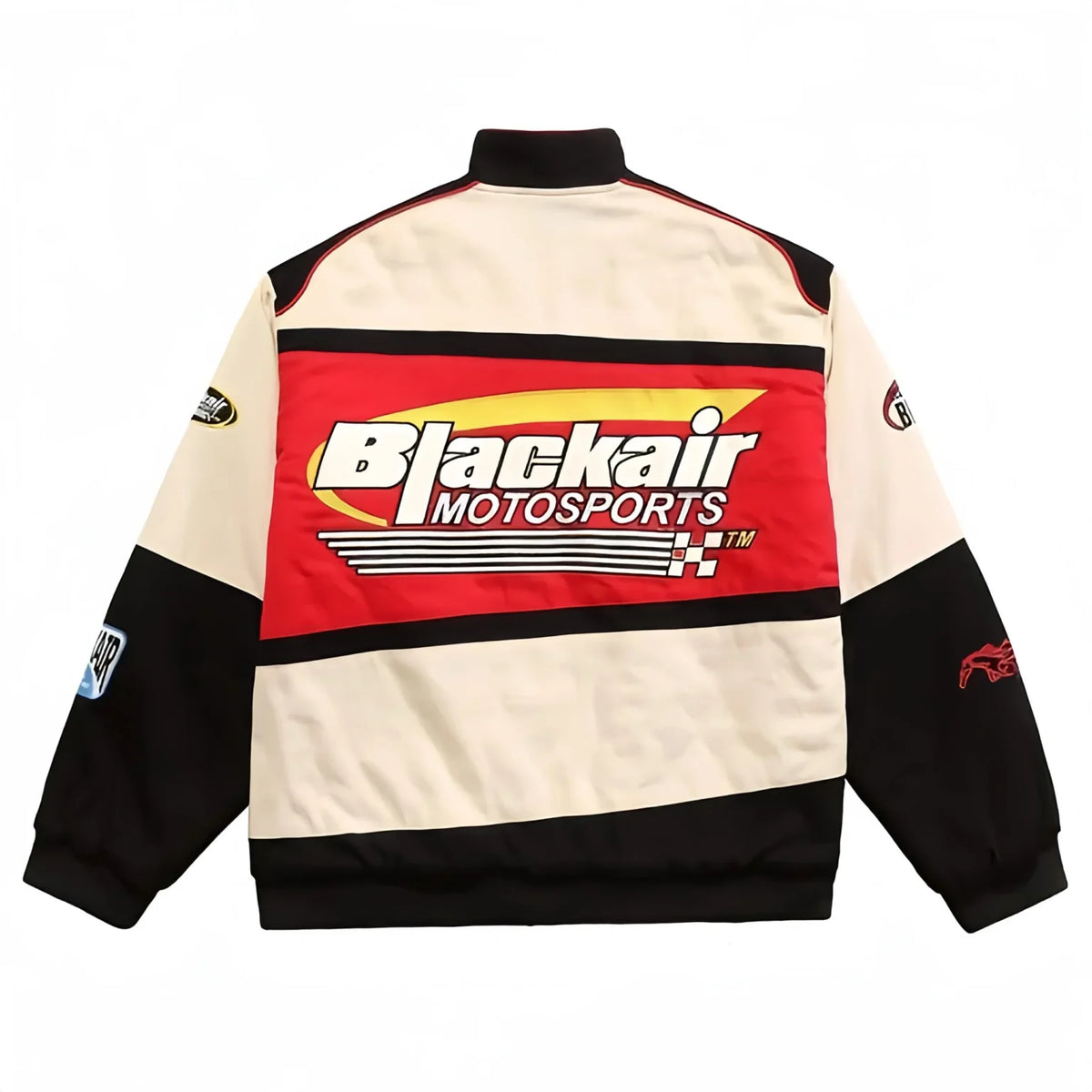 BlackAir Racing Jacket – Vintage Streetwear Bomber for Men & Women