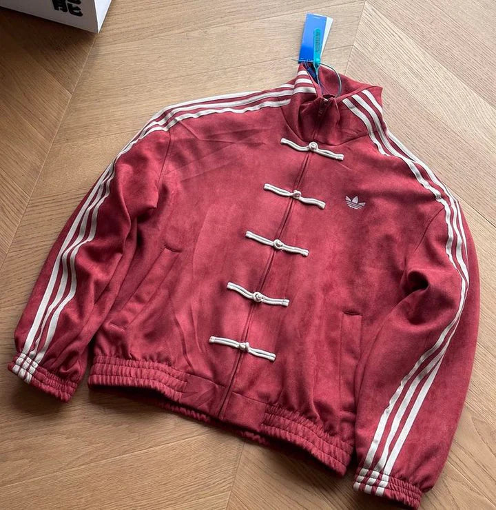 Premium Maroon CNY Jacket – Limited Edition Chinese New Year Bomber Jacket