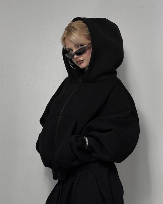 Premium Balaclava Hoodie for Unisex | Streetwear Fleece Hooded Hoodie | ZeyNox