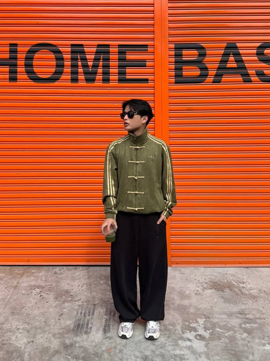 Premium Green CNY Streetwear Jacket | Limited Edition Chinese New Year Green Bomber Jacket