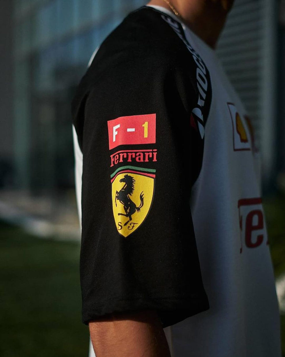 F1 Ferrari White T-Shirt for Unisex | Racing Graphic Streetwear Tee