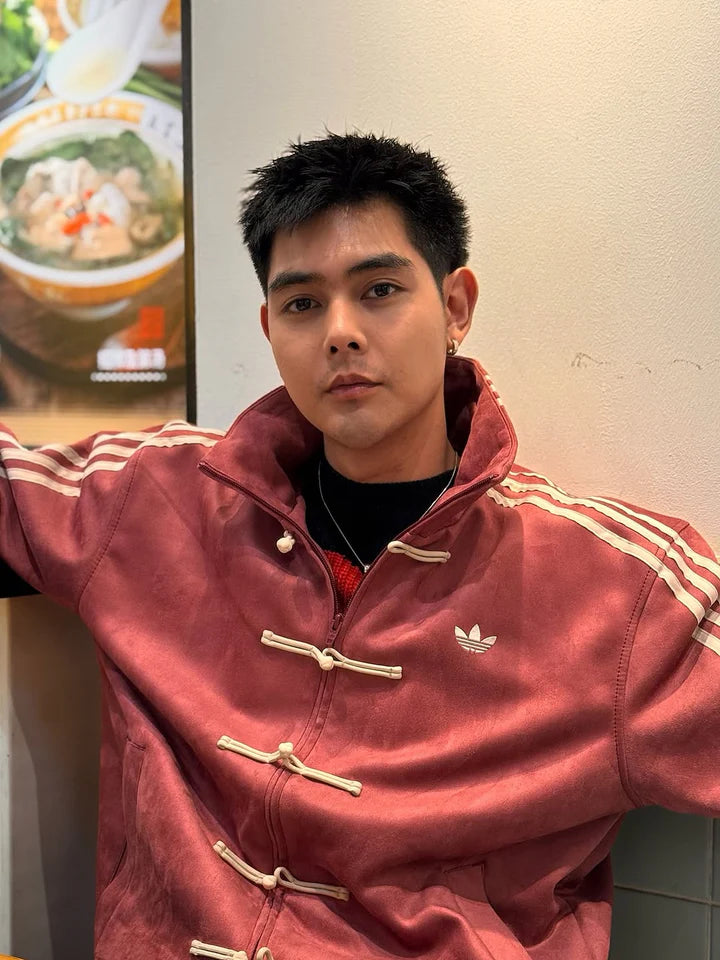 Premium Maroon CNY Jacket – Limited Edition Chinese New Year Bomber Jacket