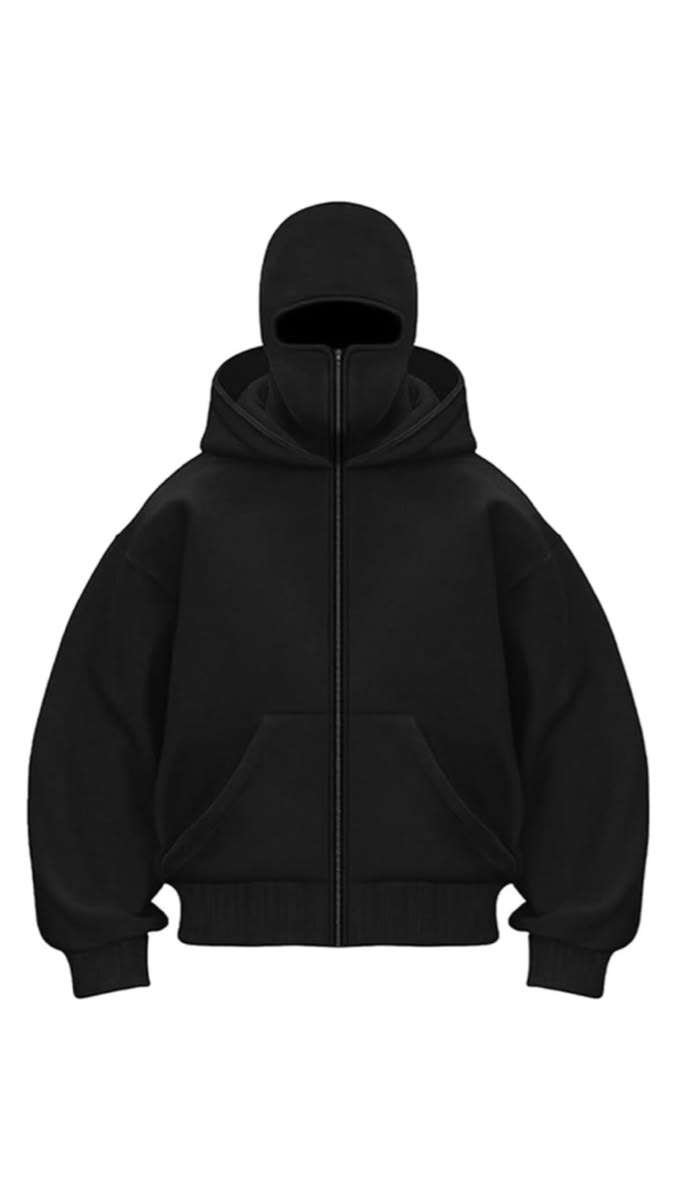 Premium Balaclava Hoodie for Unisex | Streetwear Fleece Hooded Hoodie | ZeyNox