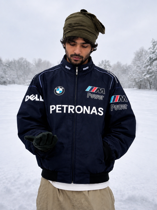BMW F1 Racing Jacket – Premium Motorsport Style Bomber Jacket for unisex | ZeyNox
