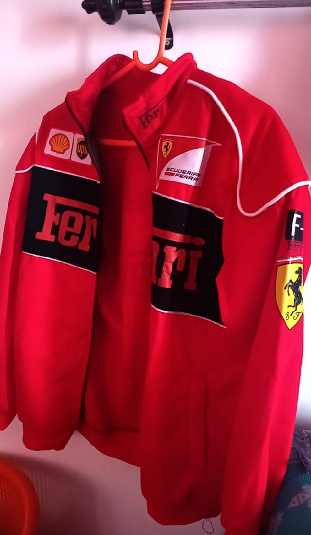 Red F1 Ferrari Racing Jacket – Premium Motorsport Streetwear Jacket for Men & women, unisex| ZeyNox