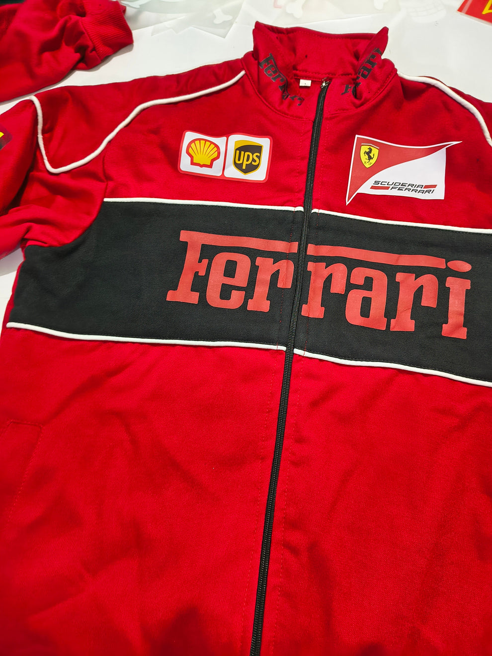 Red F1 Ferrari Racing Jacket – Premium Motorsport Streetwear Jacket for Men & women, unisex| ZeyNox