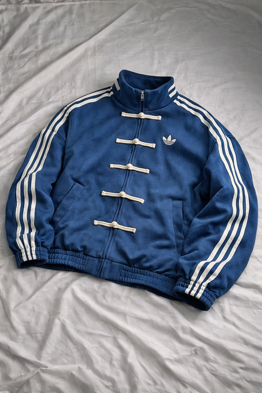 CNY Blue Jacket | Chinese New Year Embroidered Bomber Jacket for Unisex