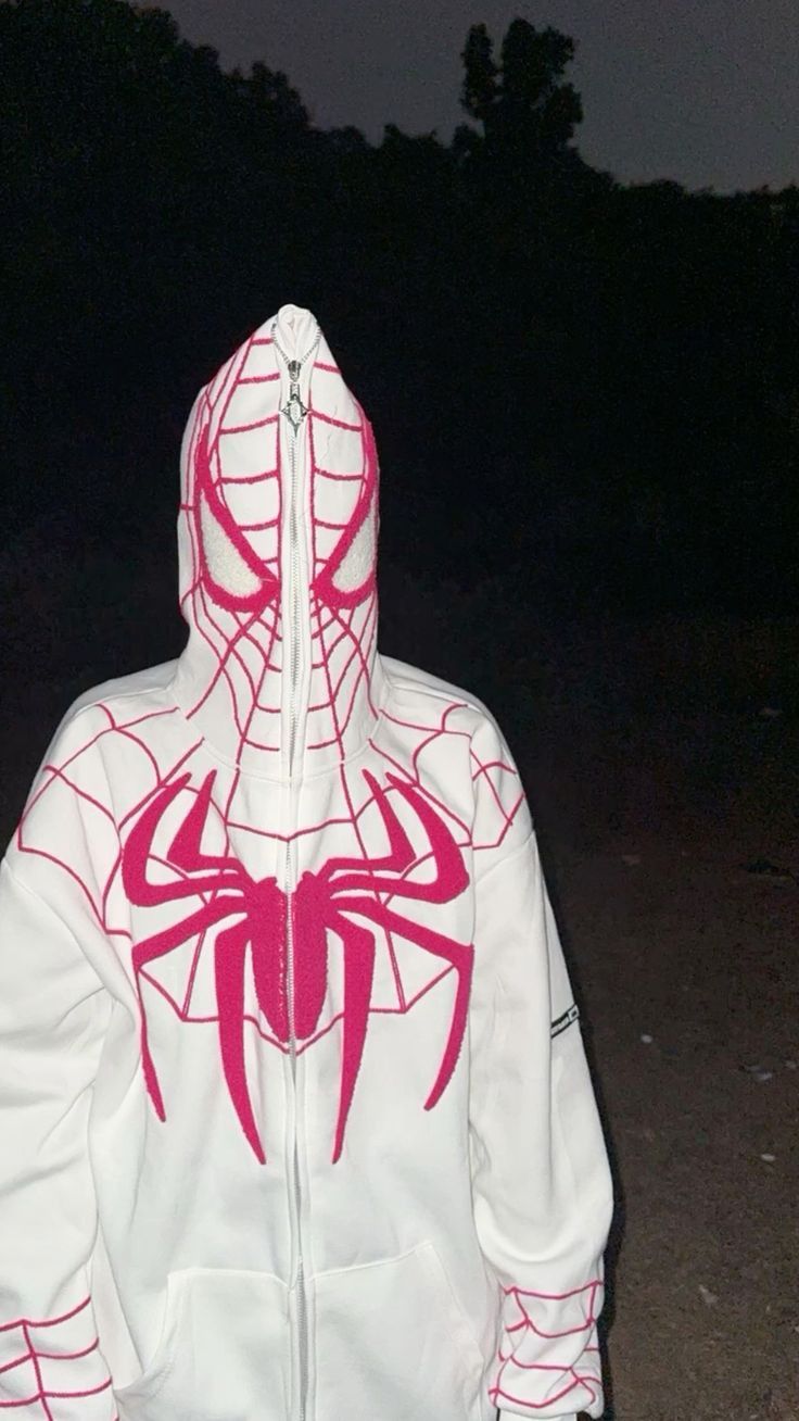 White Spider-Man Hoodie – Premium Graphic Streetwear Hoodie for Unisex | ZeyNox