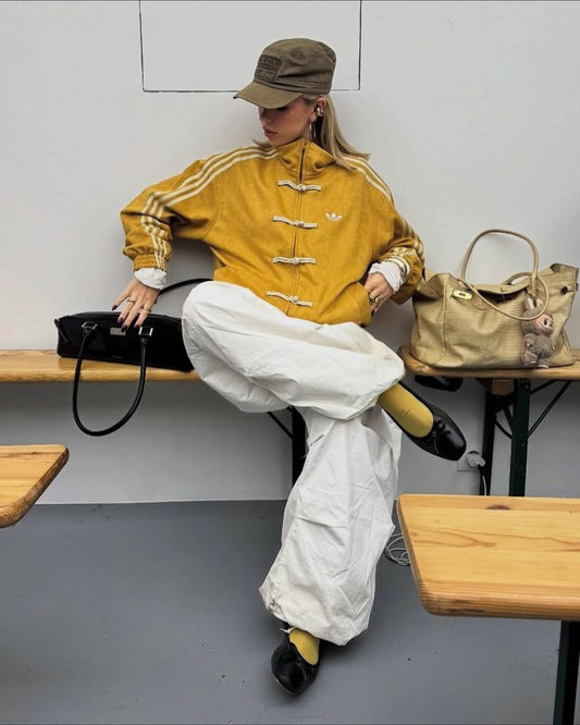 CNY Yellow Colour Jacket – Premium Streetwear Varsity Jacket for unisex