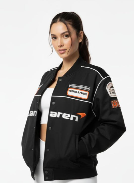 Vintage McLaren Racing Jacket – Retro Formula 1 Motorsport Bomber | Premium F1 Vintage Style